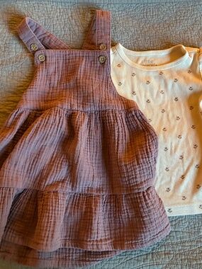 Little planet overall dress and shirt